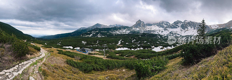 Kasprowy Wierch，波兰塔特拉山脉。波兰风景摄影，旅游概念照